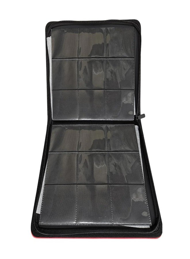 Topps Premium Card Binder, 20 Pages, Holds 360 Cards (Red) - Image 3